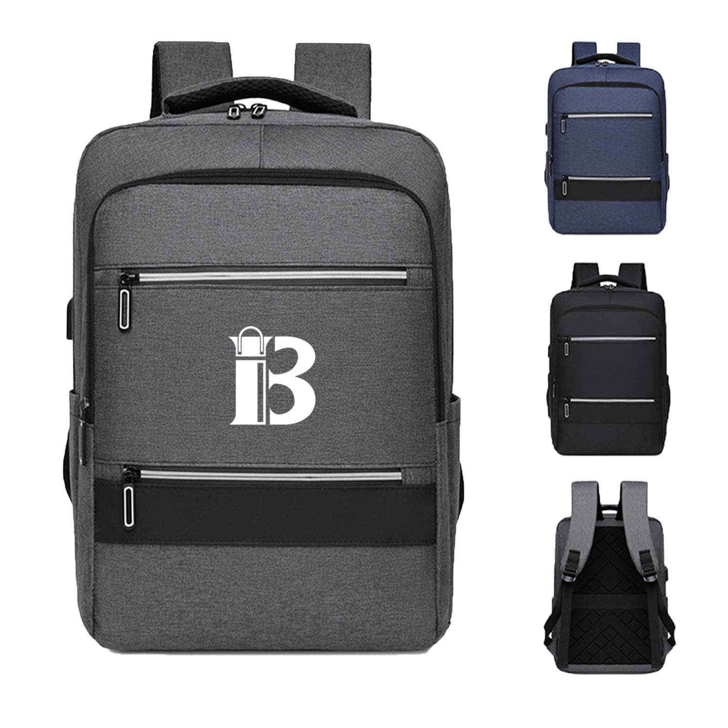Oxford large capacity stylish laptop bag business backpack 1
