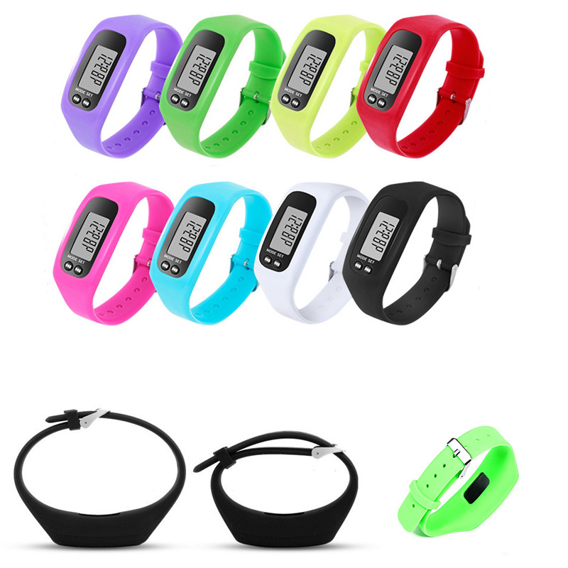 Silicone Wristband Sport Watch Pedometer 2
