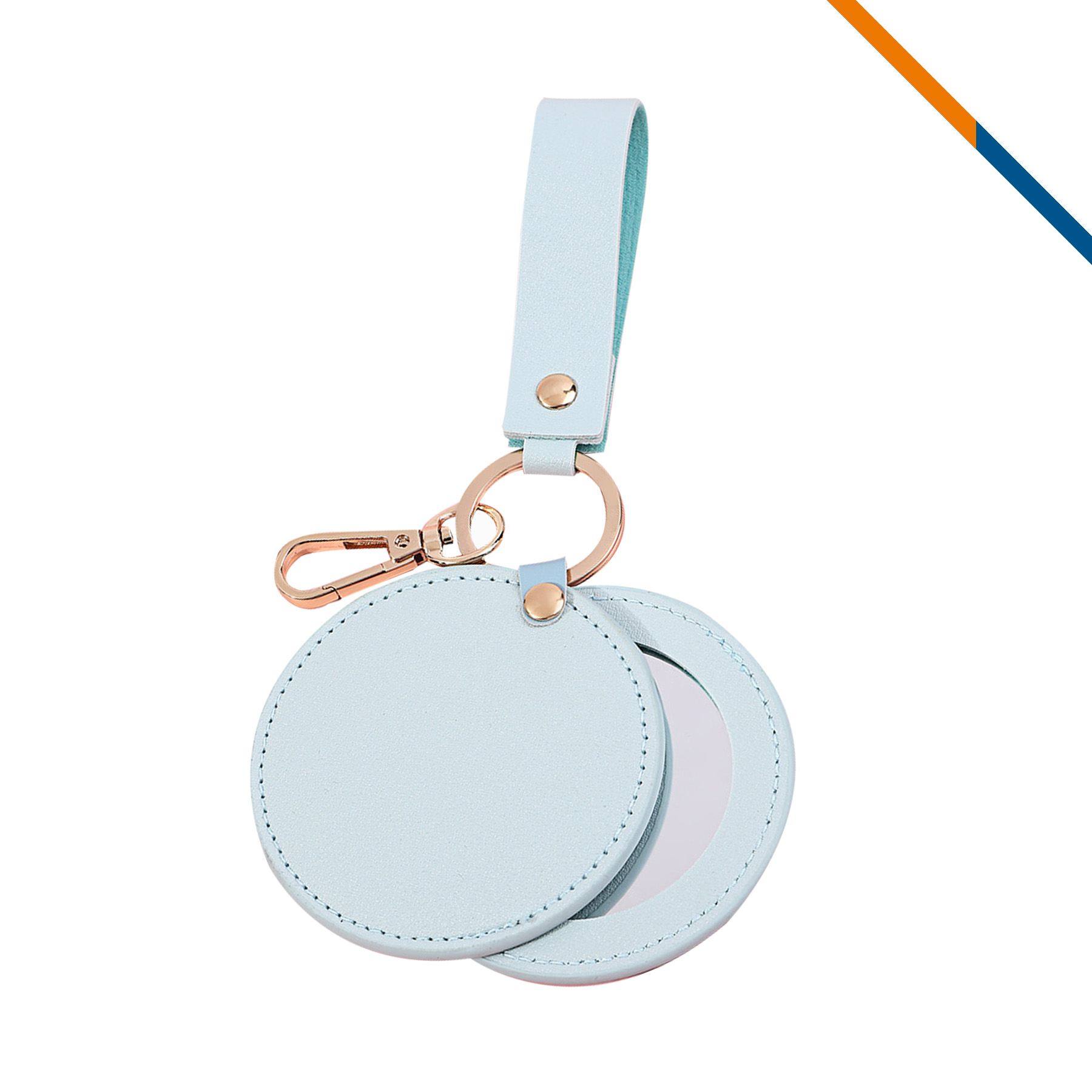 Rava PU Leather Keychain Mirror 12