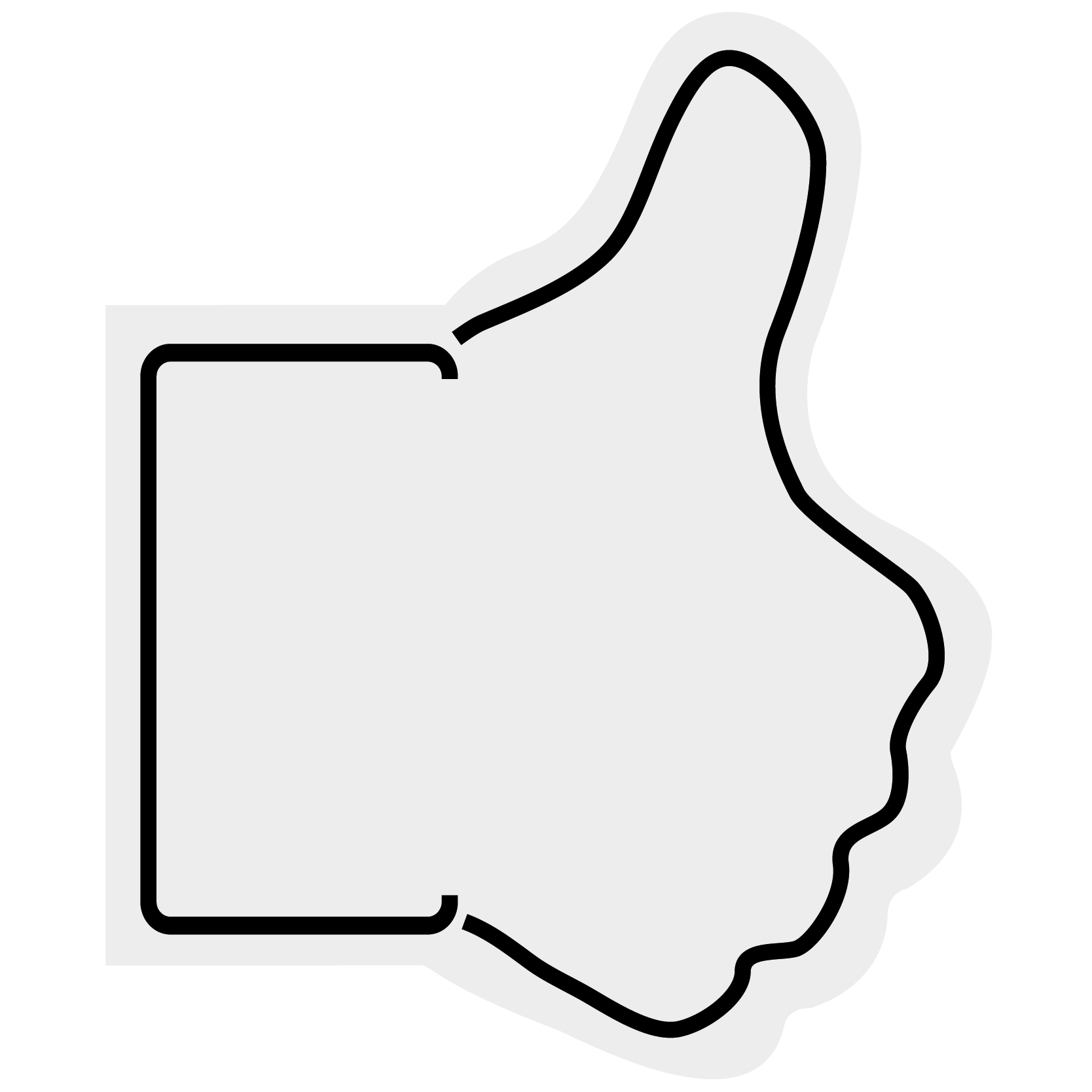 Facebook Foam Hand Mitt 16