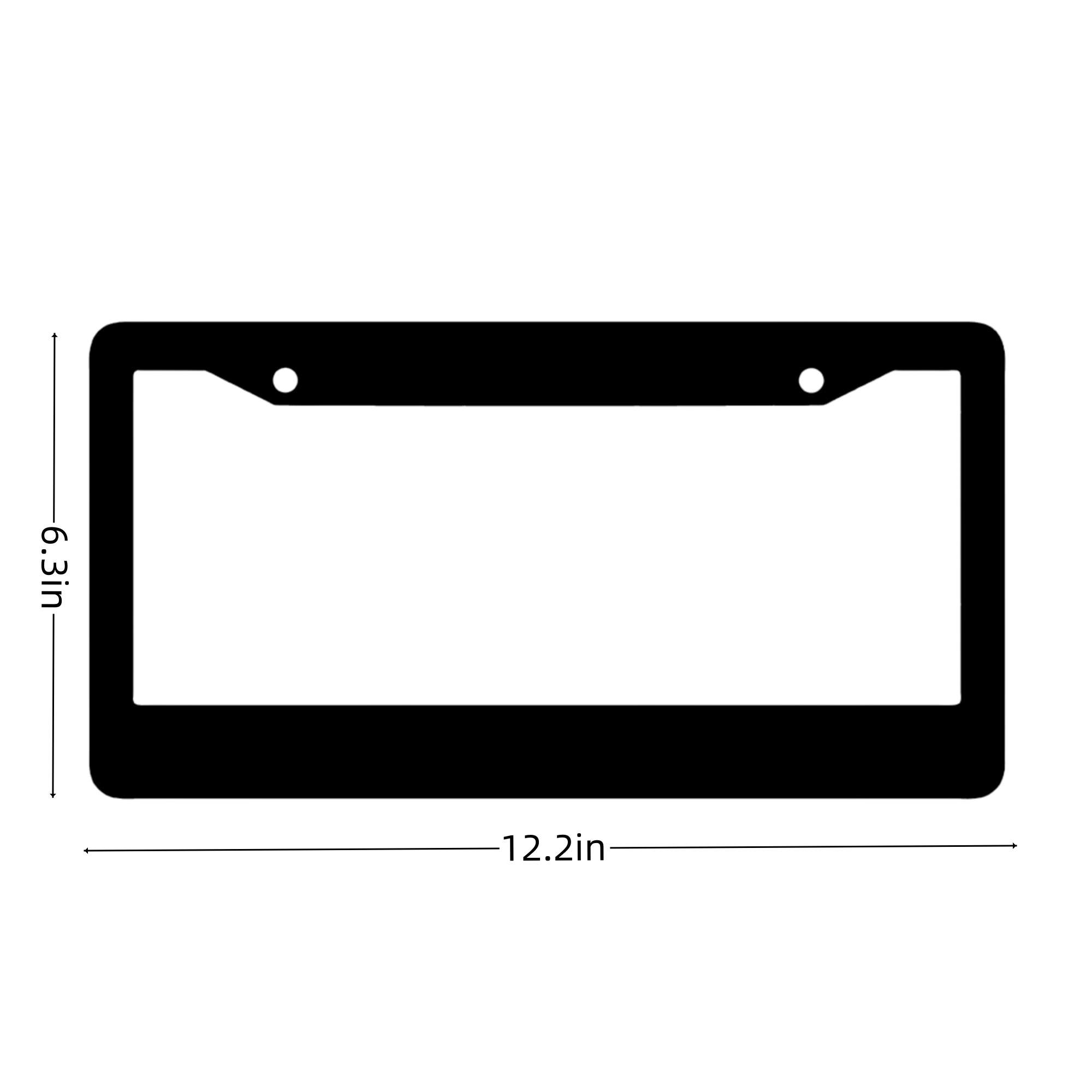 Economy License Plate Frame 2