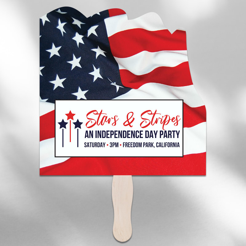 Flag Hand Fans 3