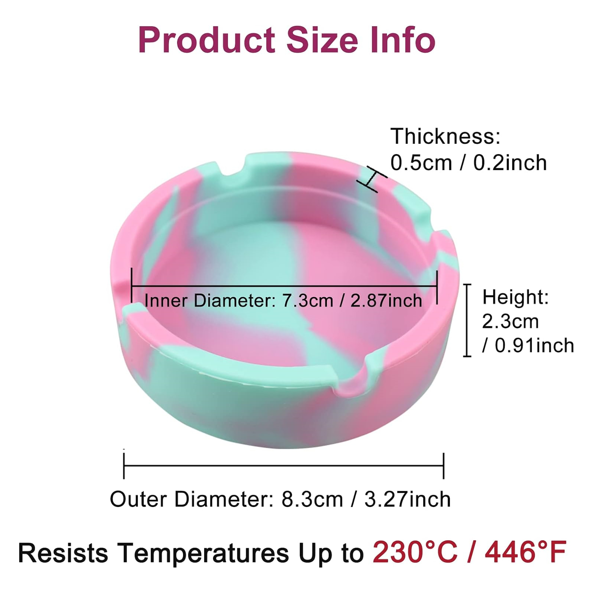 Silicone Ashtrays For Cigarettes 4