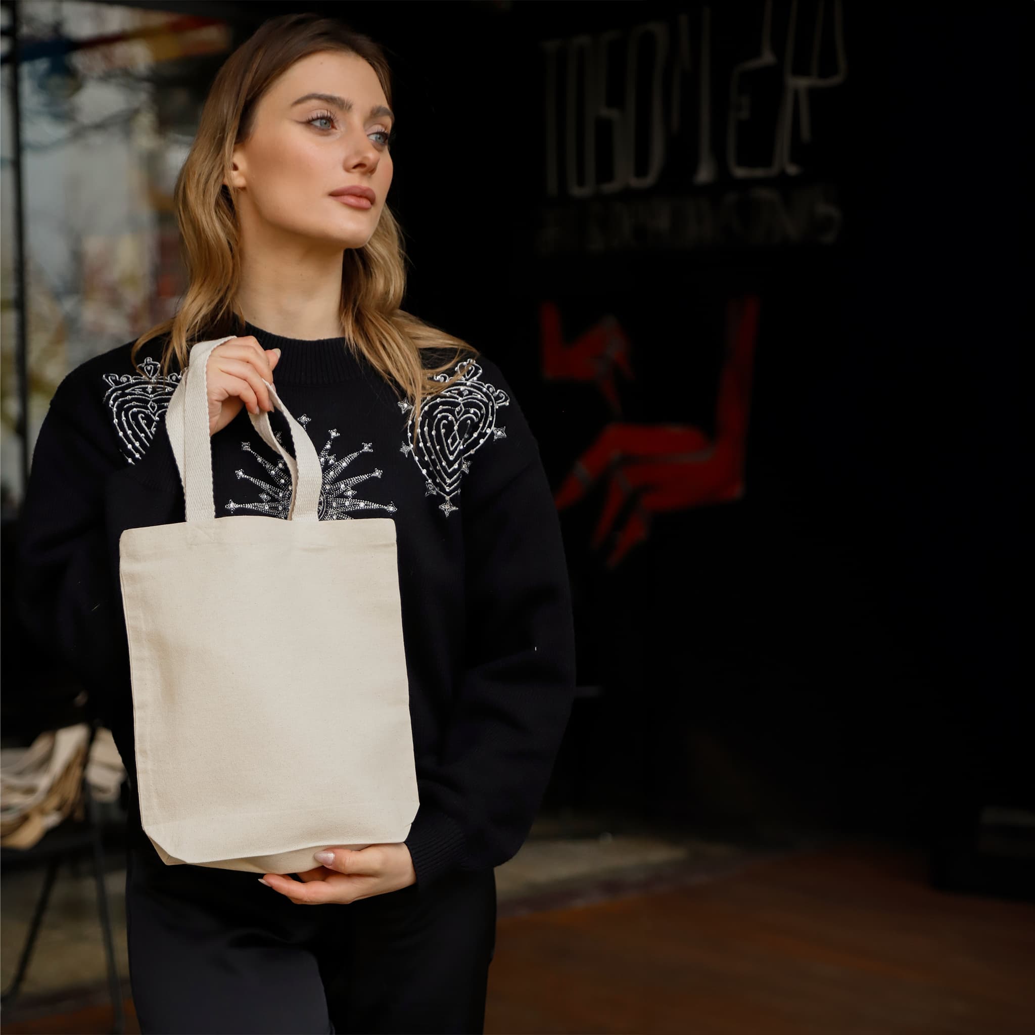 11" Library Tote Bag 1
