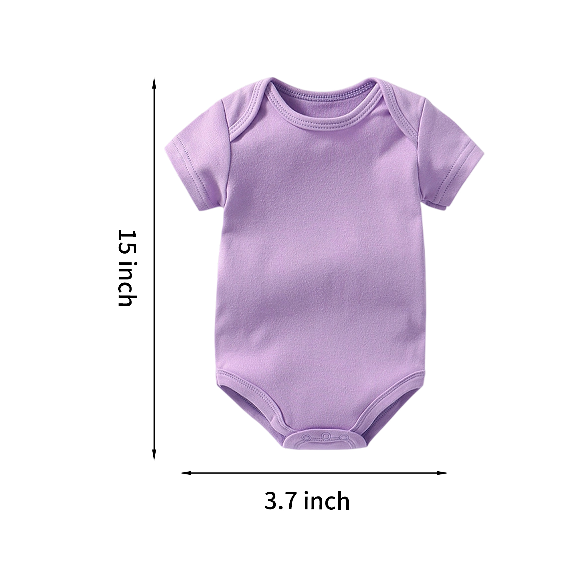 100% Cotton Solid Color Oneida Baby Bodysuit 14