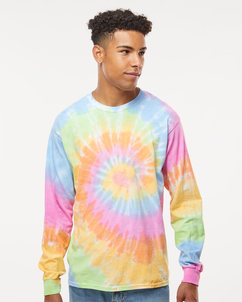 Unisex Tie-Dyed Long Sleeve T-Shirt - 2000 23