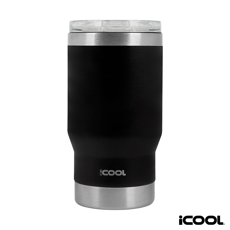 iCOOL® Oswego 14 oz. Double Wall Stainless Steel Can Cooler / Tumbler 21