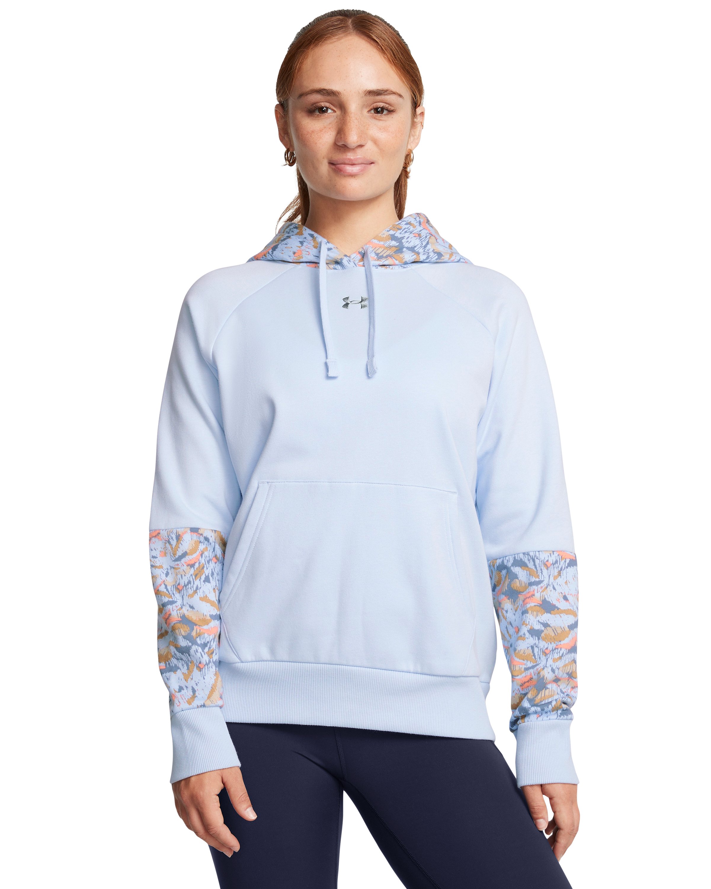 UA Rival Fleece Blocked Women's Hoodie 6