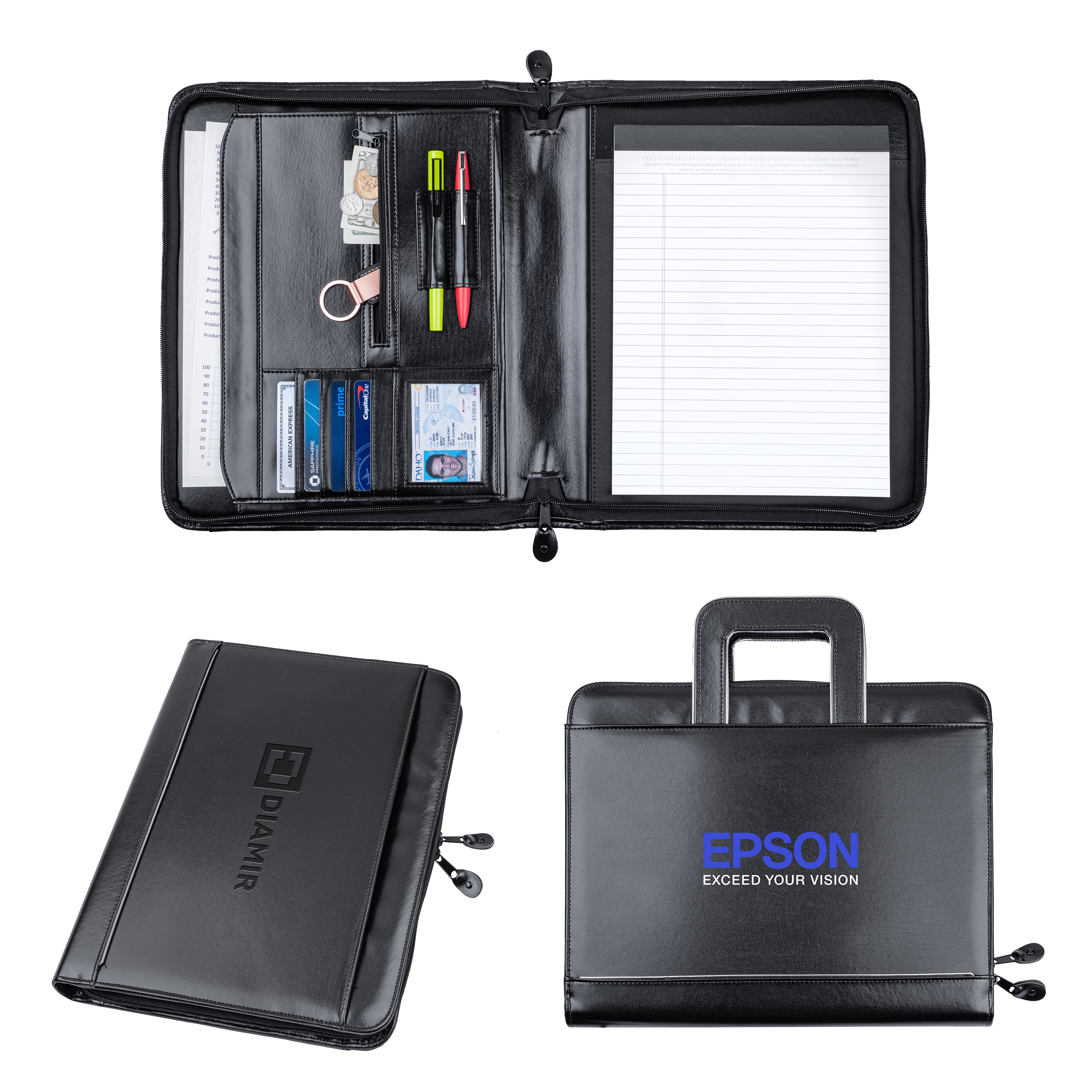 CEO Zip Portfolio w/Handles