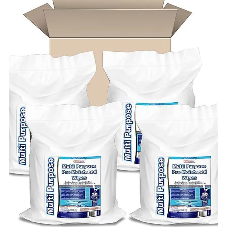 Multipurpose Gym/Cleaning Cart Wipes - 800/ Pack 2