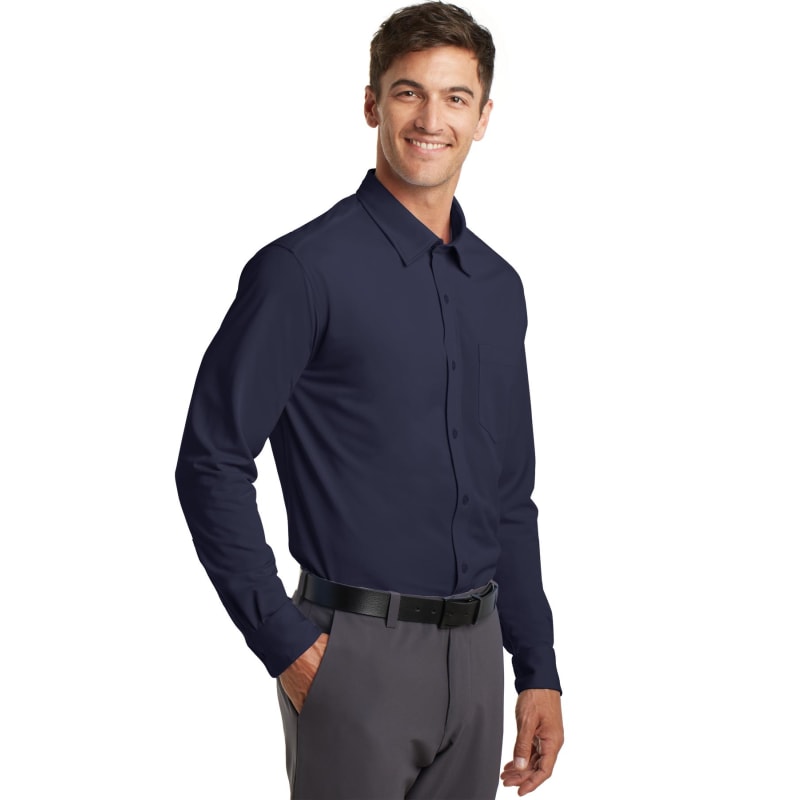 Port Authority Dimension Knit Dress Shirt. 37