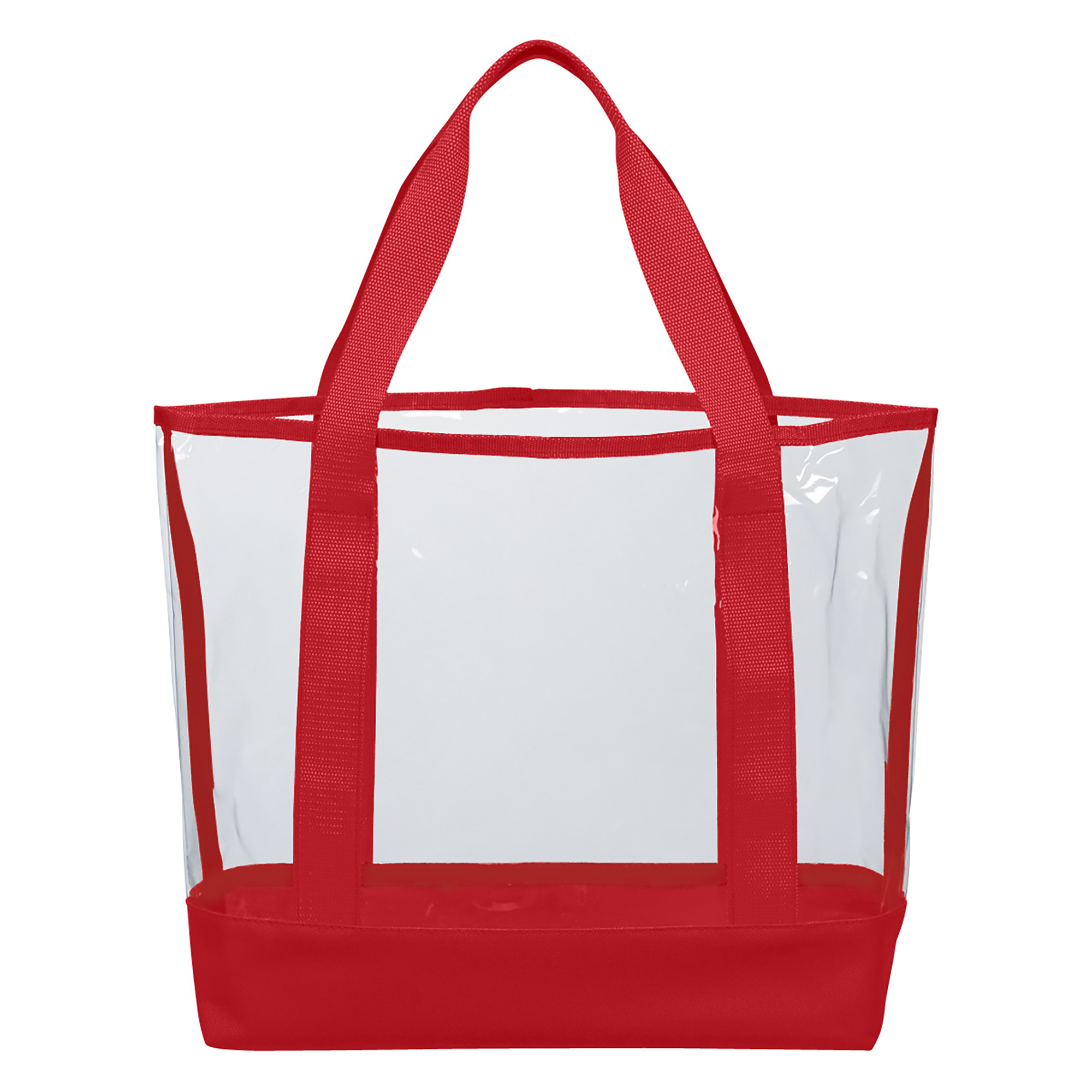 Clear PVC Plastic Tote Bag With Handles 4