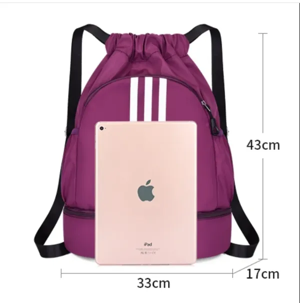 Sports Drawstring Backpack Bag 3