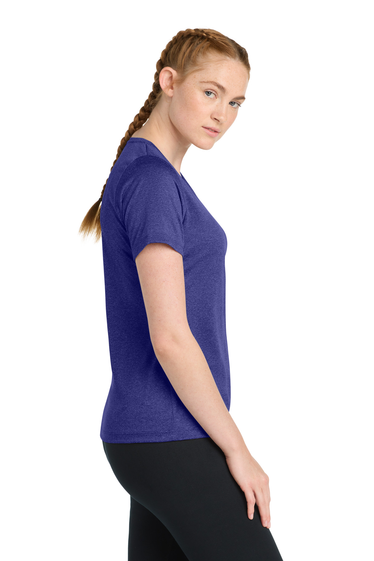 Sport-Tek Women's Heather Contender Scoop Neck Tee. LST360 34