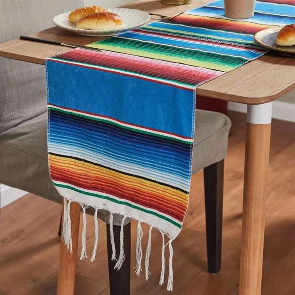 Mexican Serape Table Runner 6