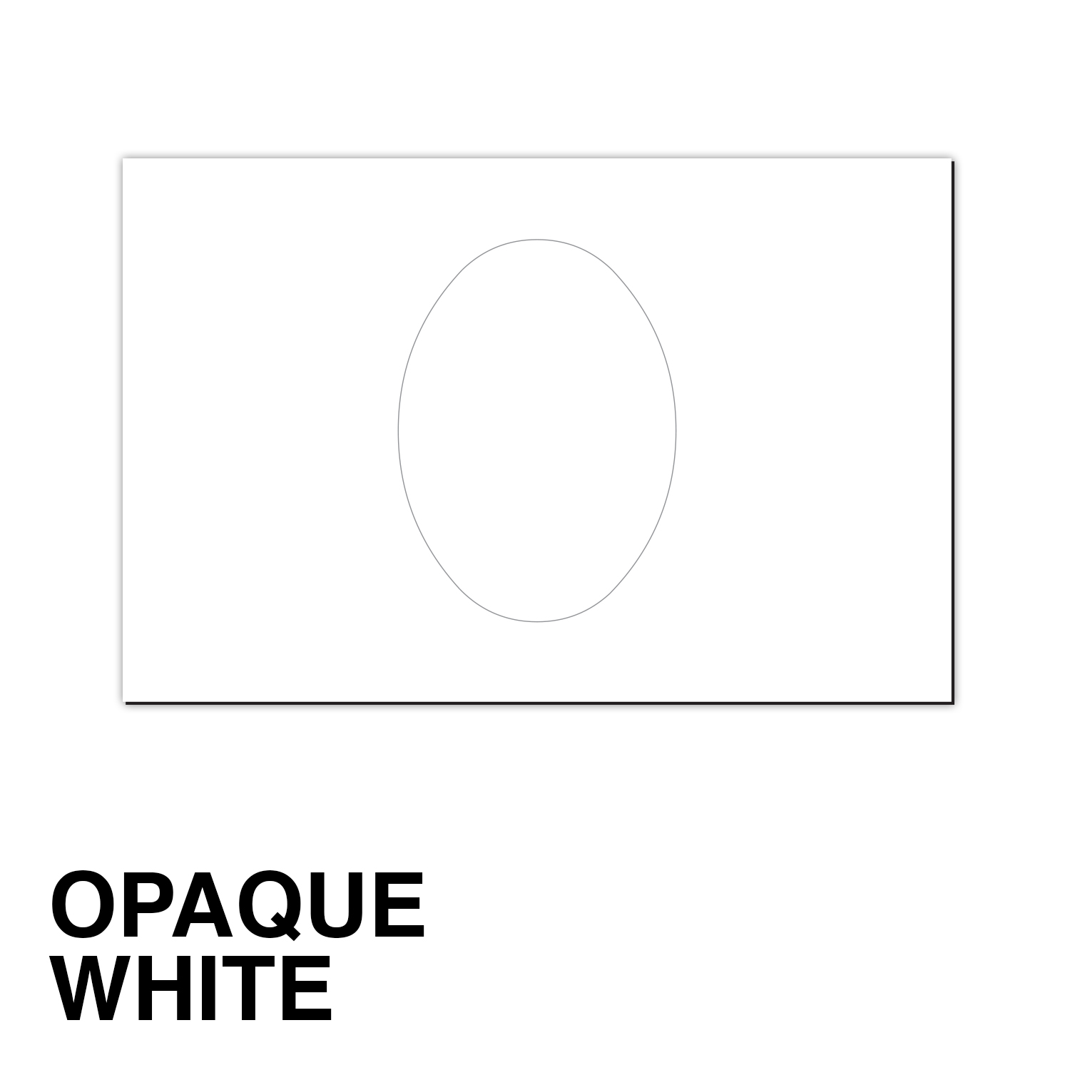 30 Mil Oval Center Large Picture Frame Magnet - Full Color 3