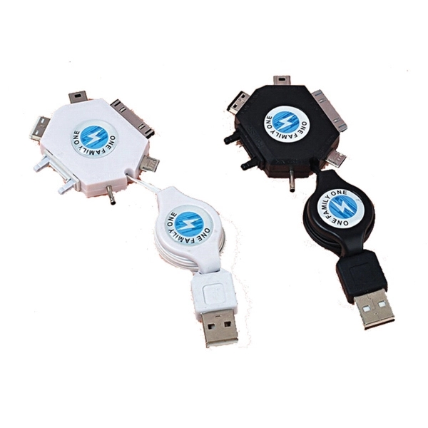 Elastic 6 In 1 Mobilephone USB Cable 1