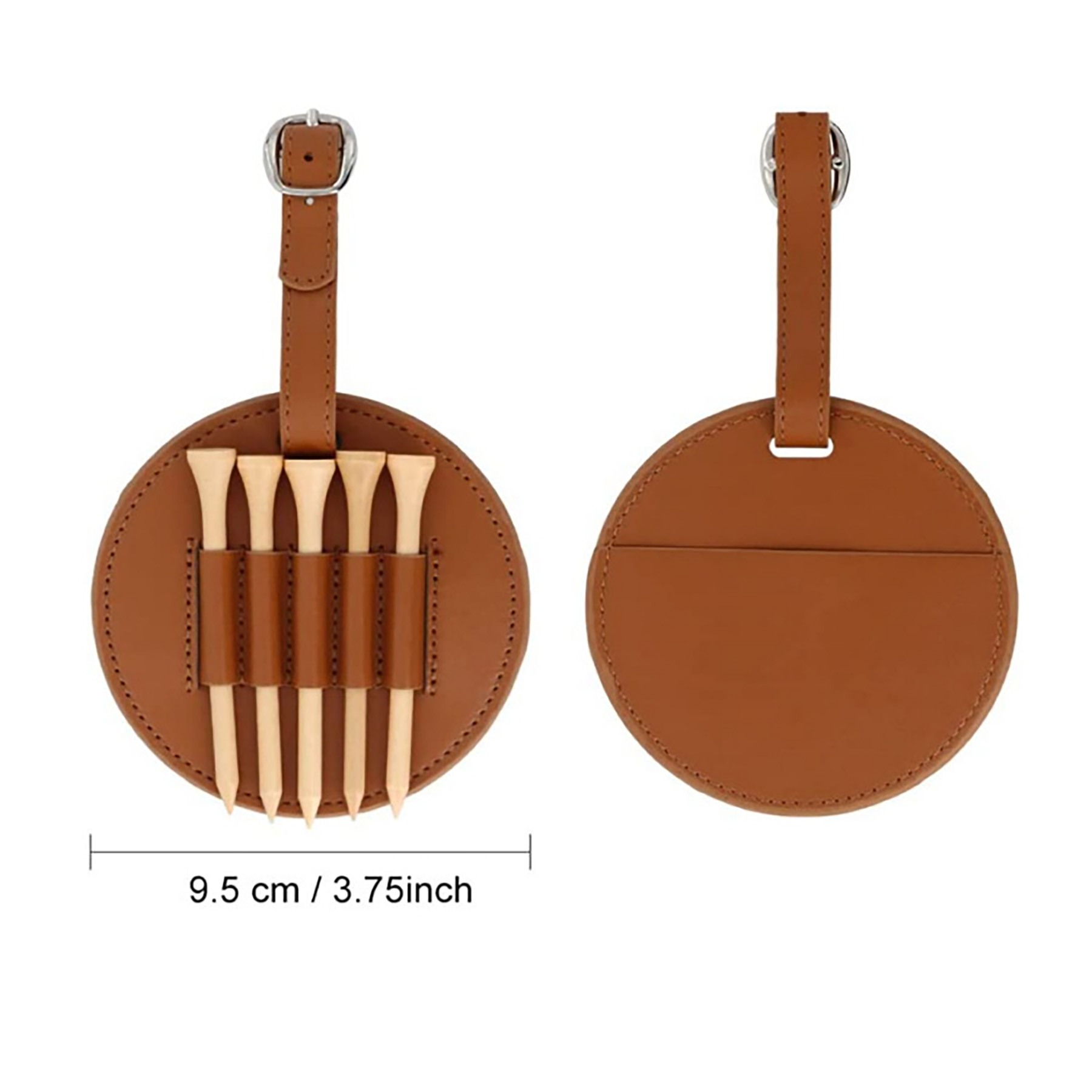 Leather Golf Nail Storage Case 1