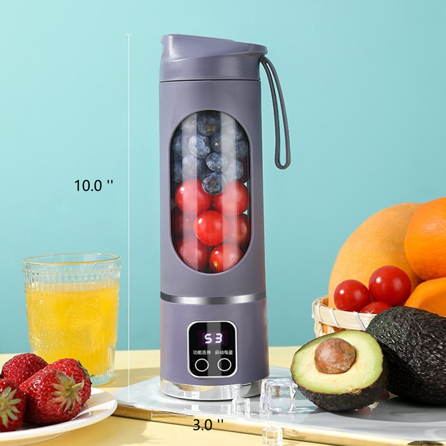 15oz portable charging rechargeable students home juicer 15