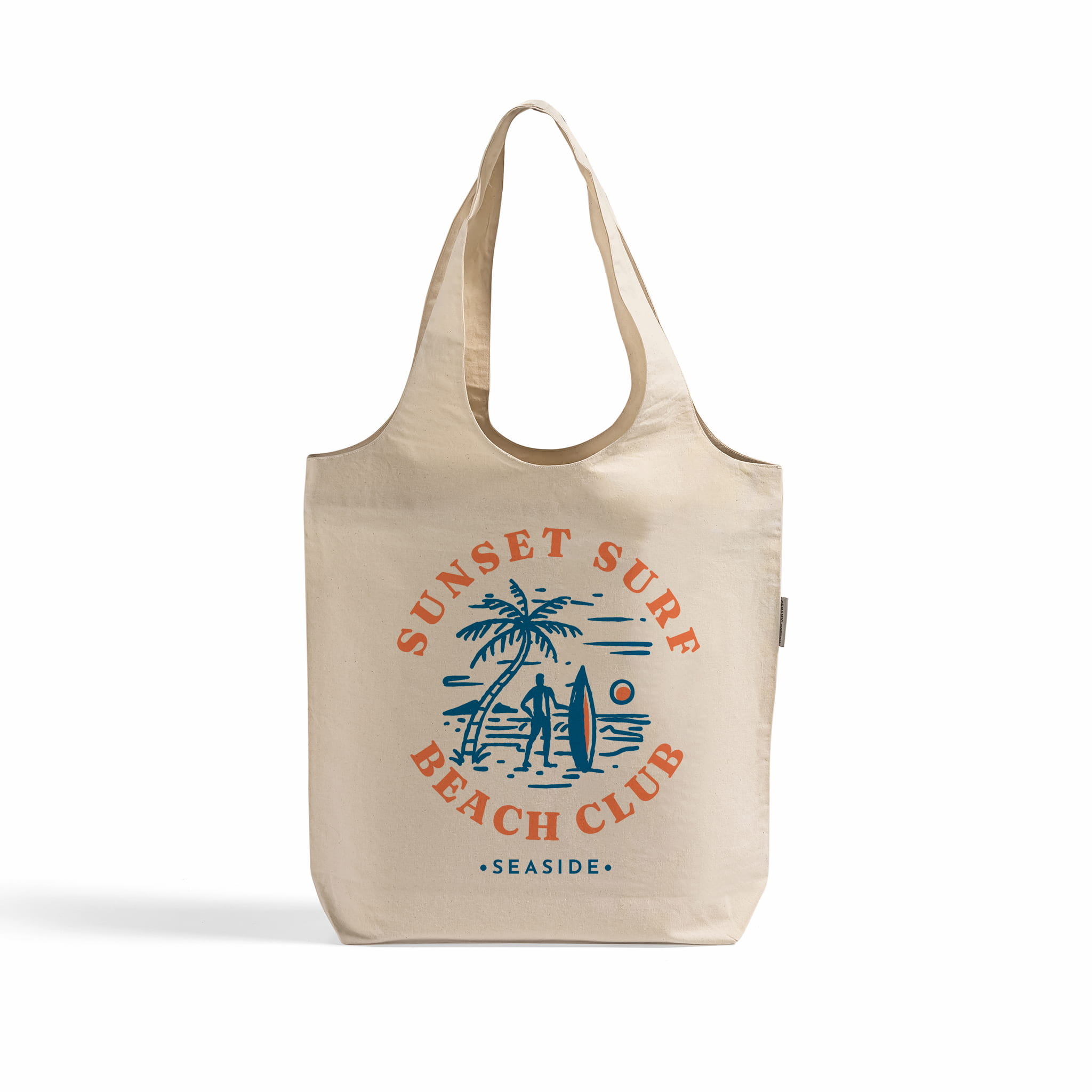 Organic Stow-N-Go Cotton Tote Bag, custom tote bag with logo imprint 9
