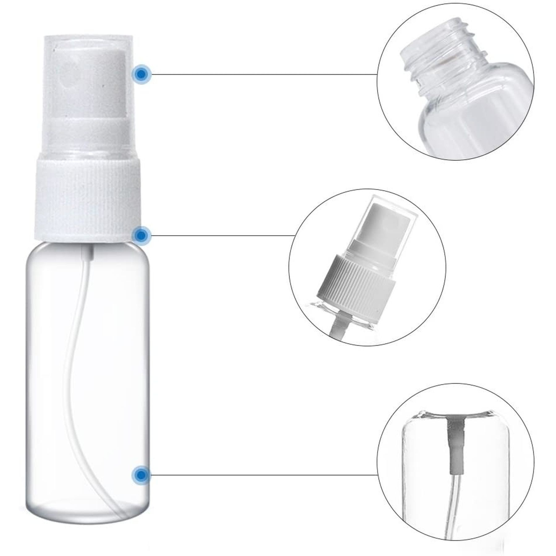 10Ml (0.34Oz) Mist Plastic Mini Spray Bottle 6