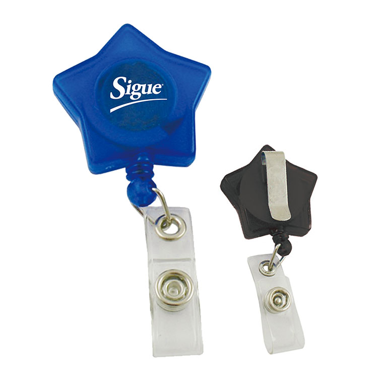 Free Shipping Star Shaped Retractable Badge Reels | Promotion Giveaway | Trade Show 6