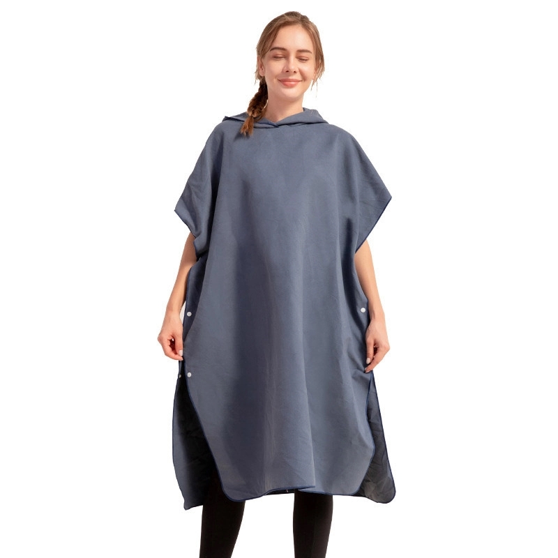 Poncho Changing Robe Towel with Hood 10