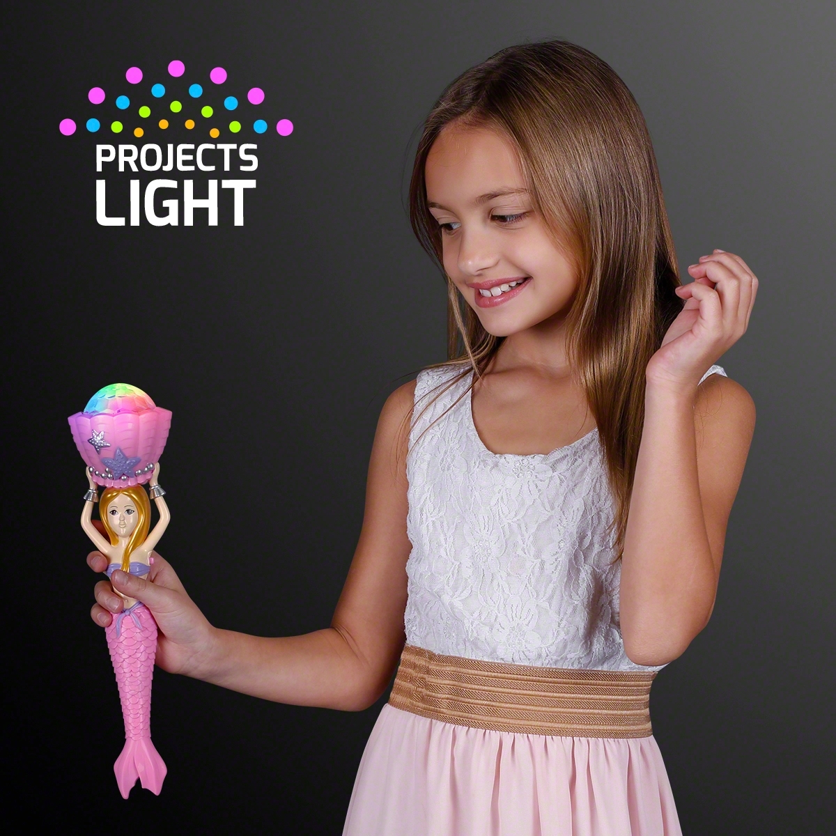 Mermaid Magic Wand Spinning Light Projector 2