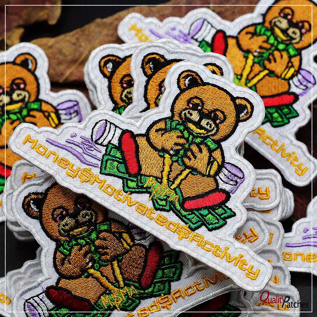 Custom Die Cut Embroidered Patches 64
