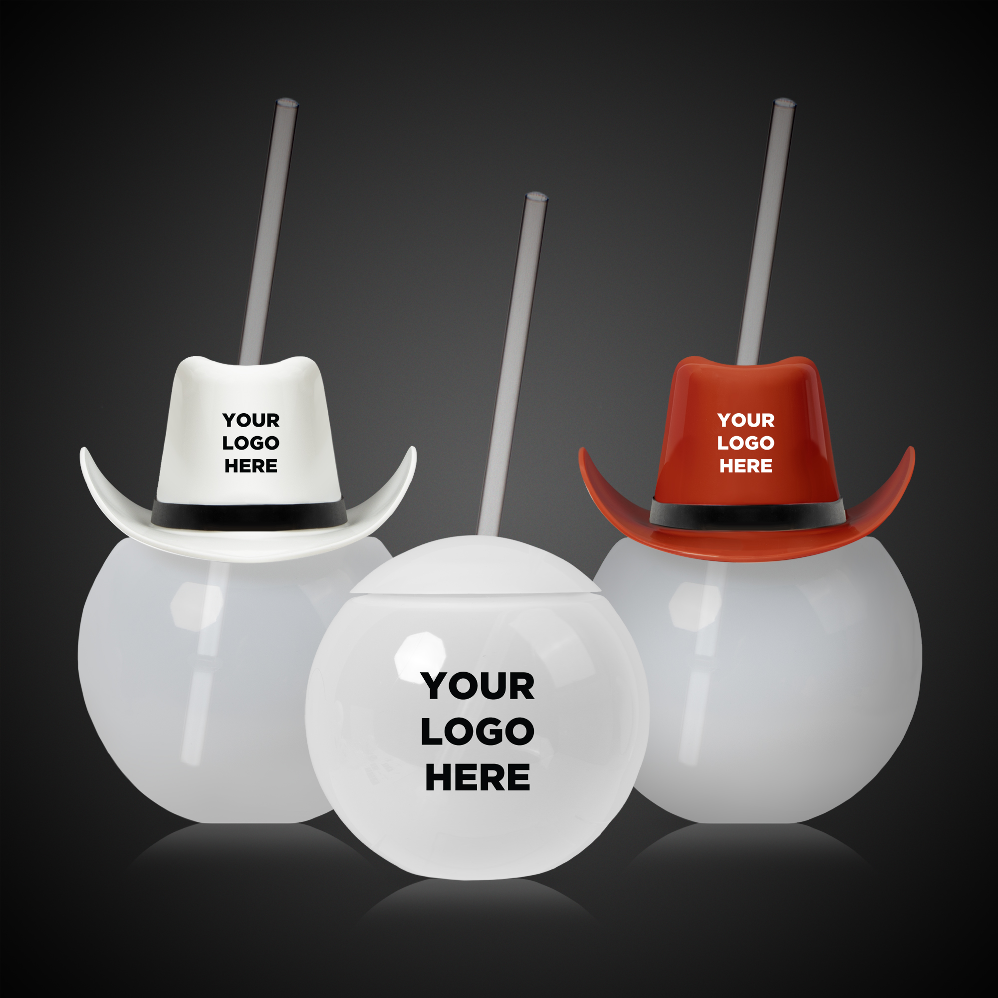 20oz Tumbler Ball Cup with Straw