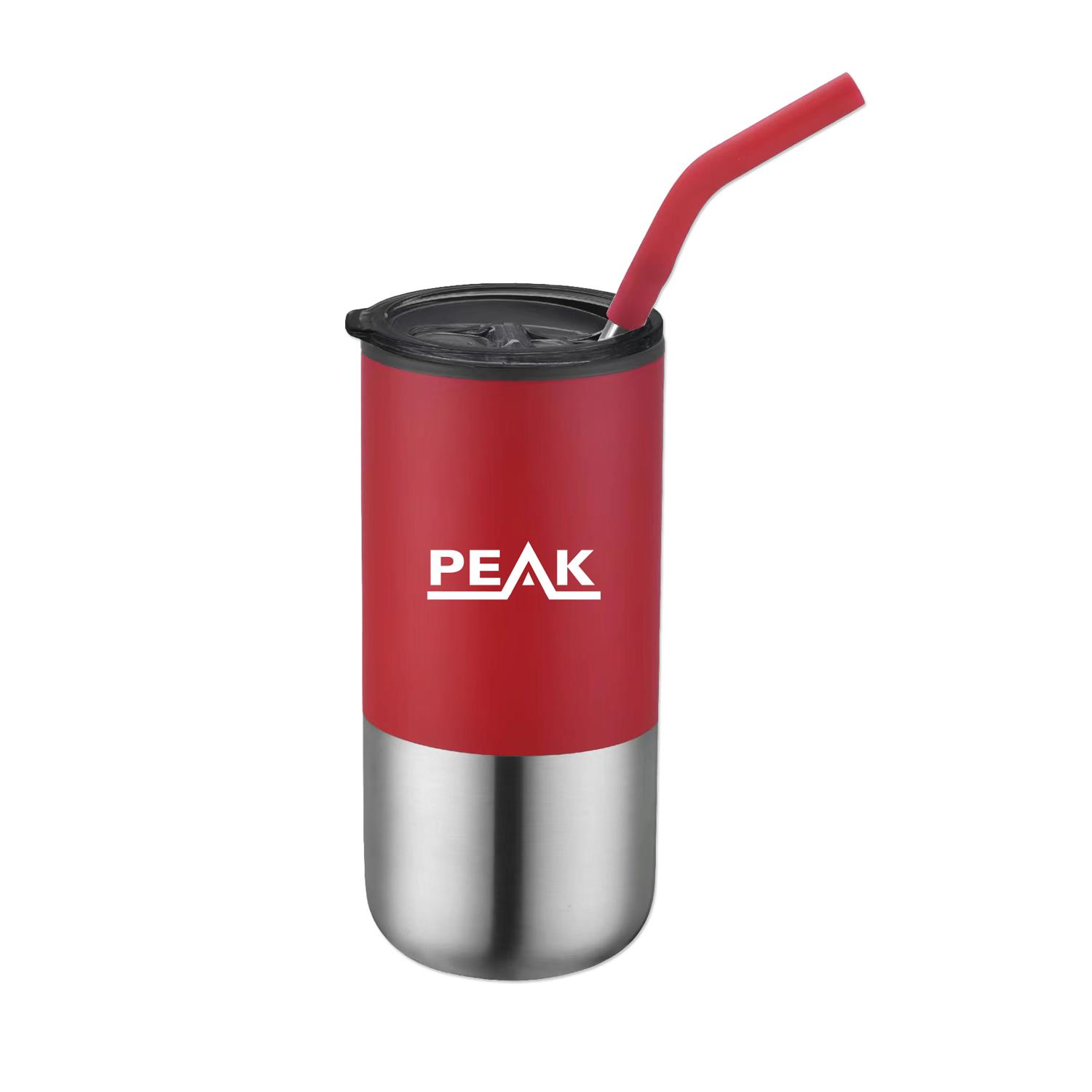 16 Oz. Double Wall Tumbler with Straw 6