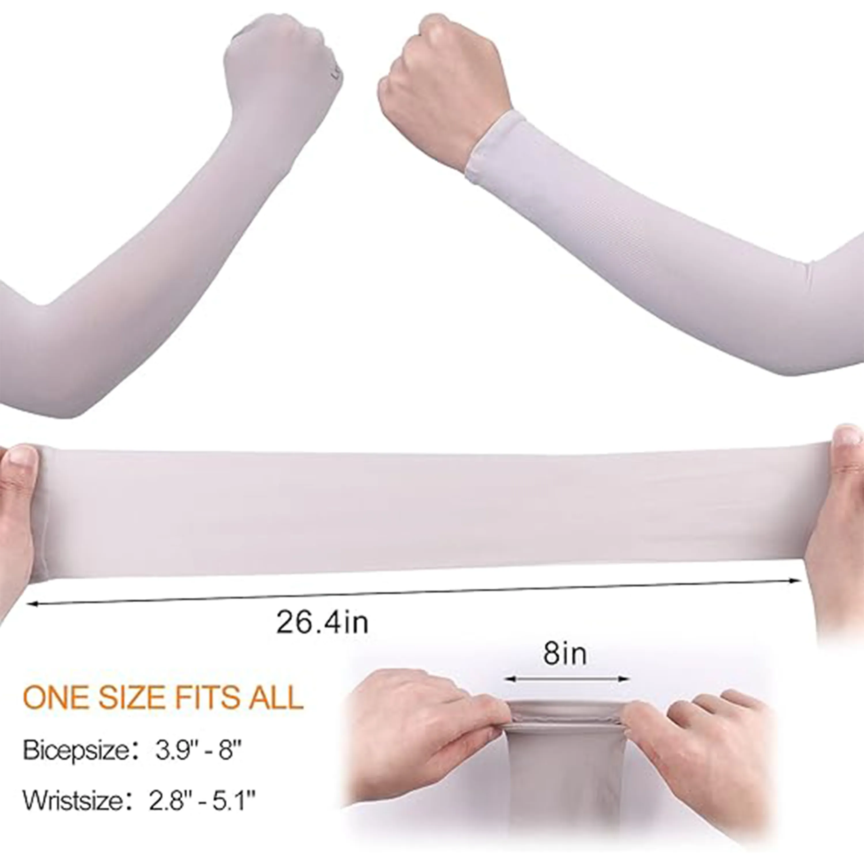 Ice Silk Cooling Arm Sleeves/Armbands 3