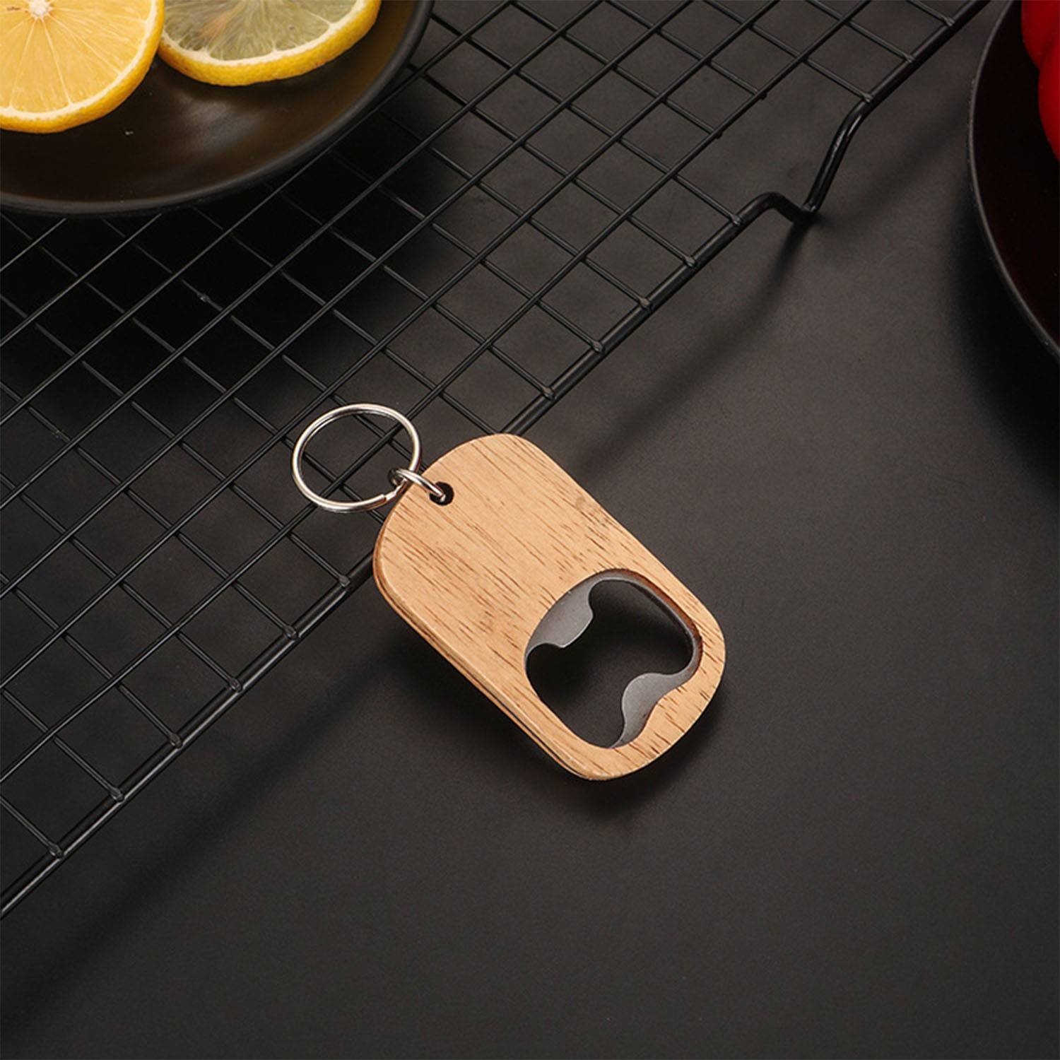Mini Bamboo Bottle Opener 1