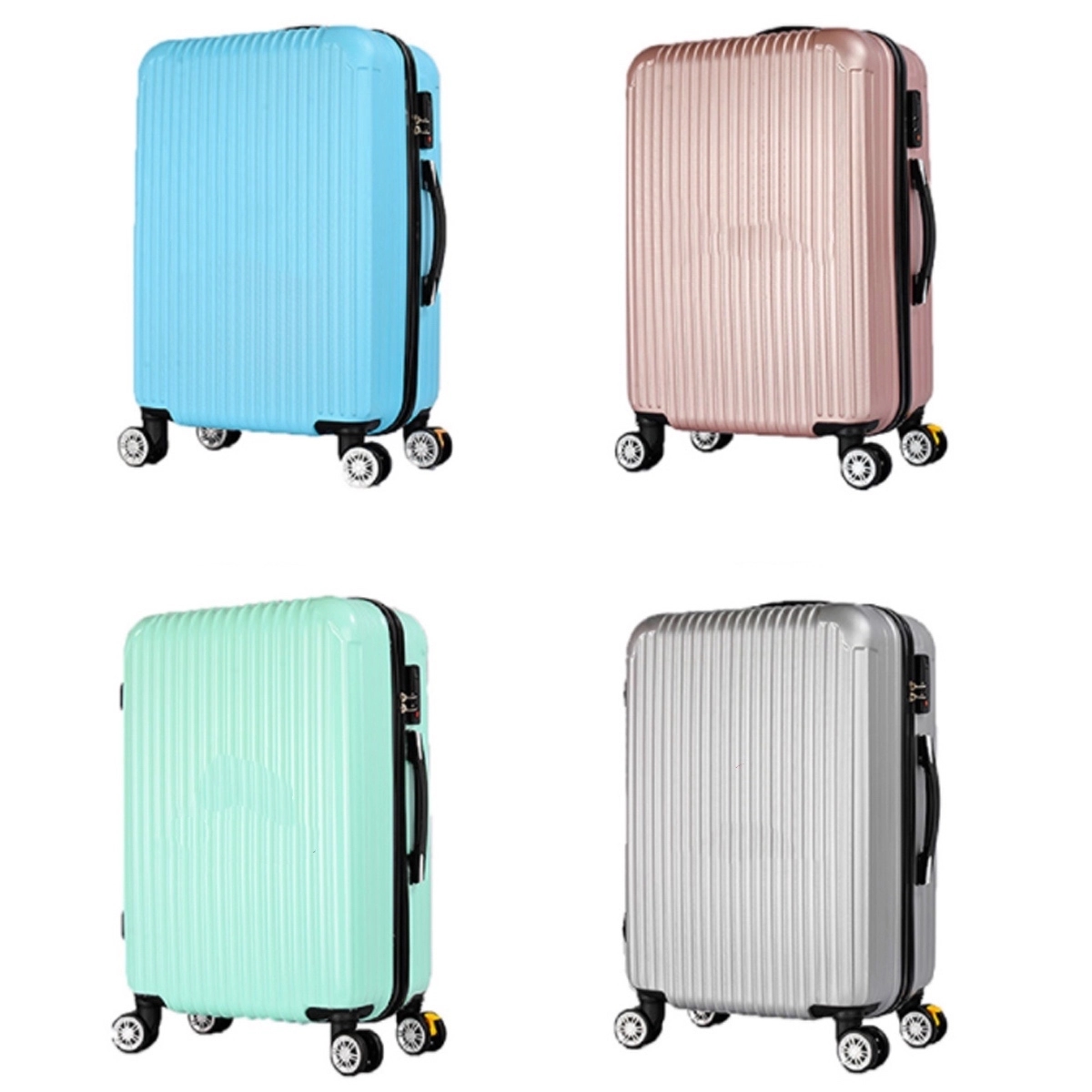 Carry on Luggage with Spinner Wheels 4