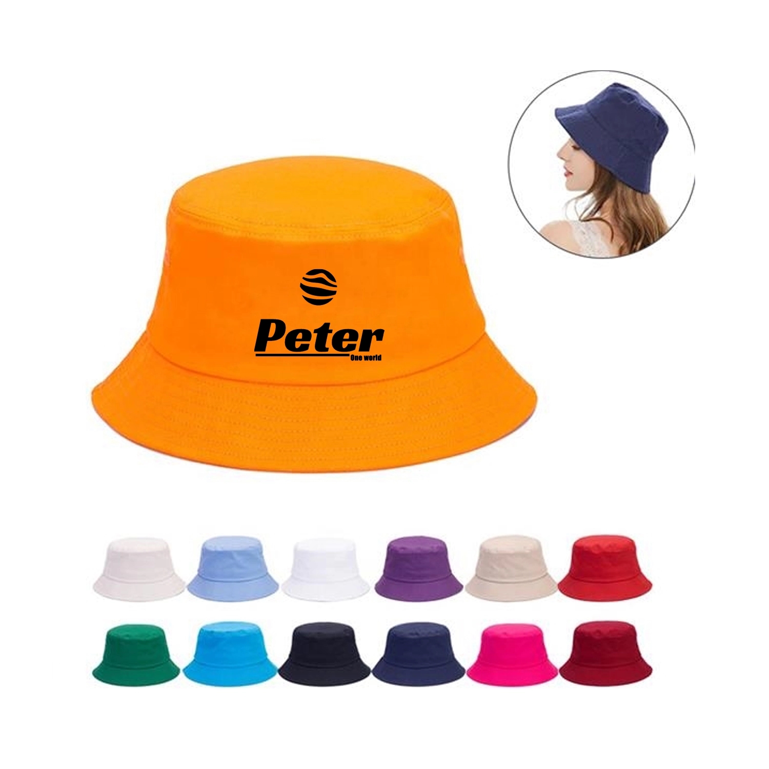 Cotton Bucket Hat & Sun Caps 1