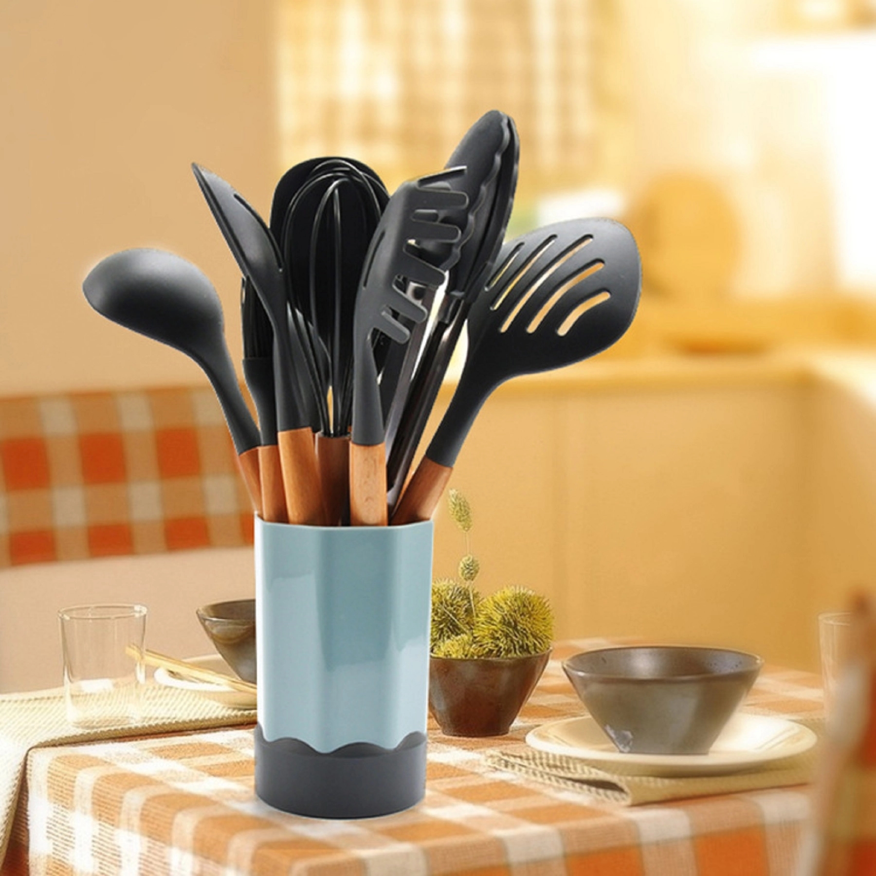 11 Pcs/Set Silicone Kitchen Cooking Utensils Tool 5