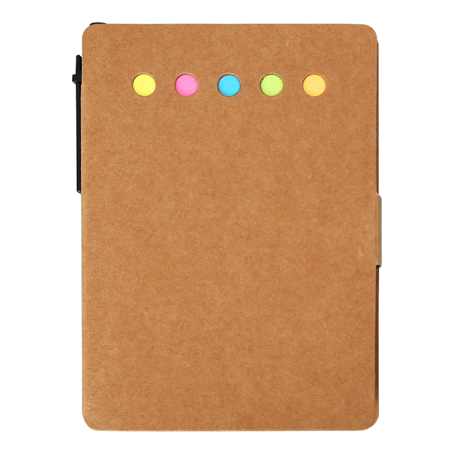 Kraft Paper Sticky Notebook With Pen 2