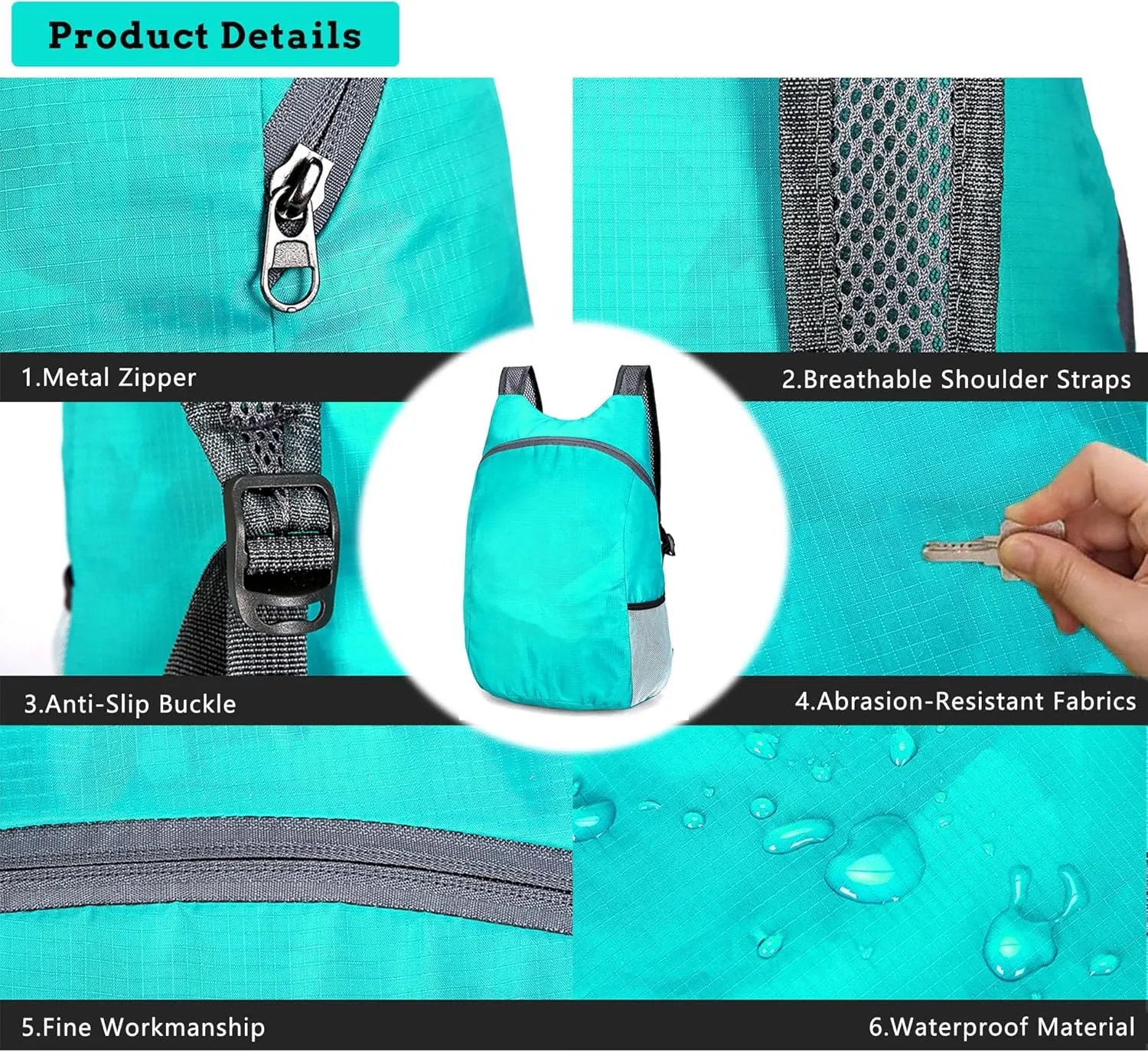 Outdoor Foldable Lightweight Sports Backpack 3