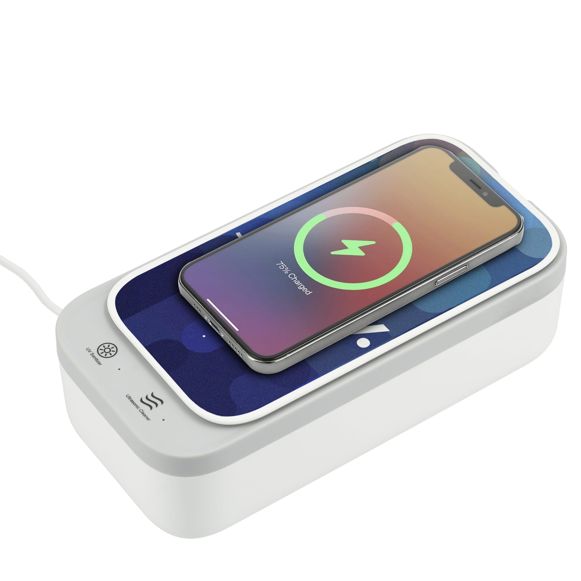 Ultrasonic Cleaner Wireless Charging UV Sanitizer 37