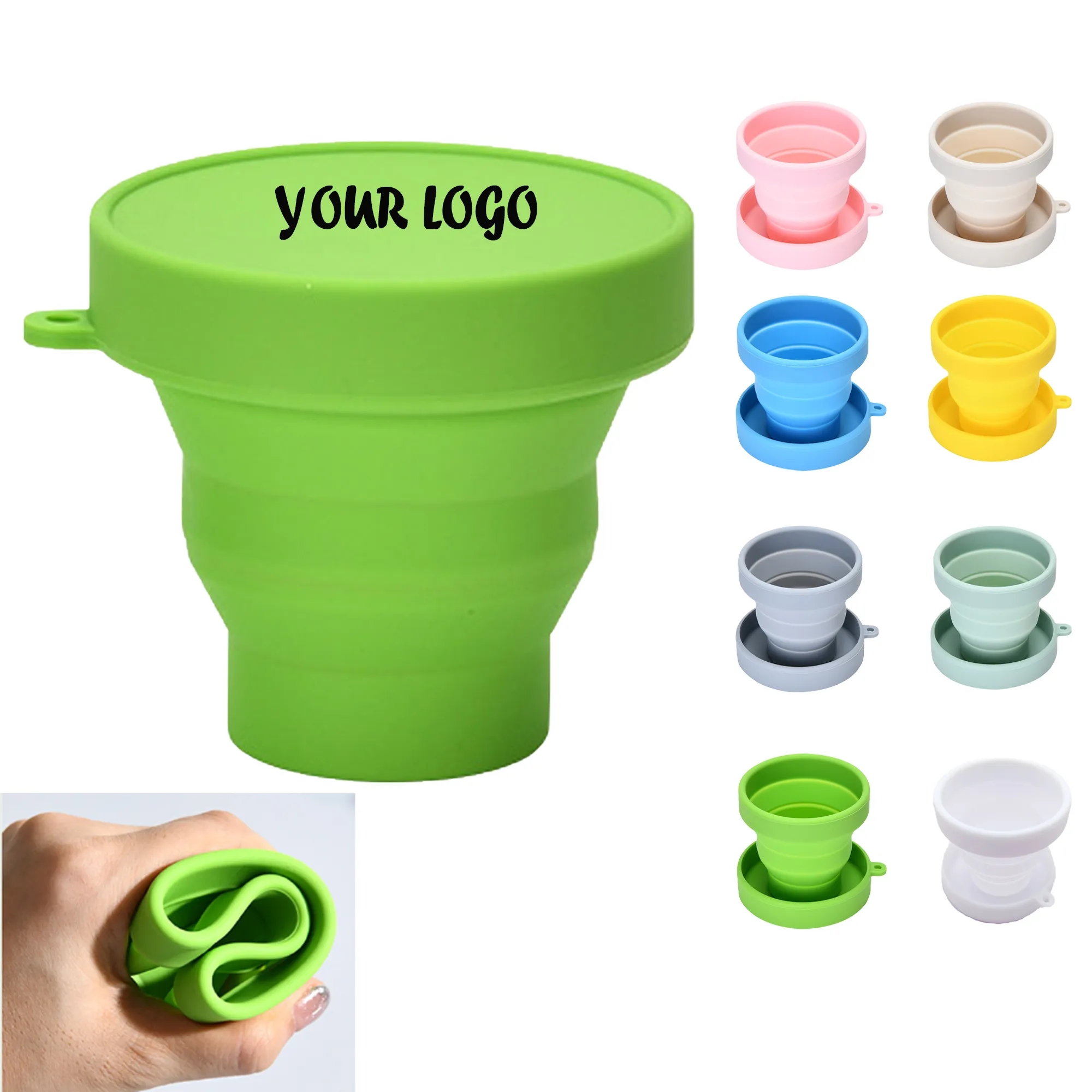 Portable Silicone Travel Folding Cup 2