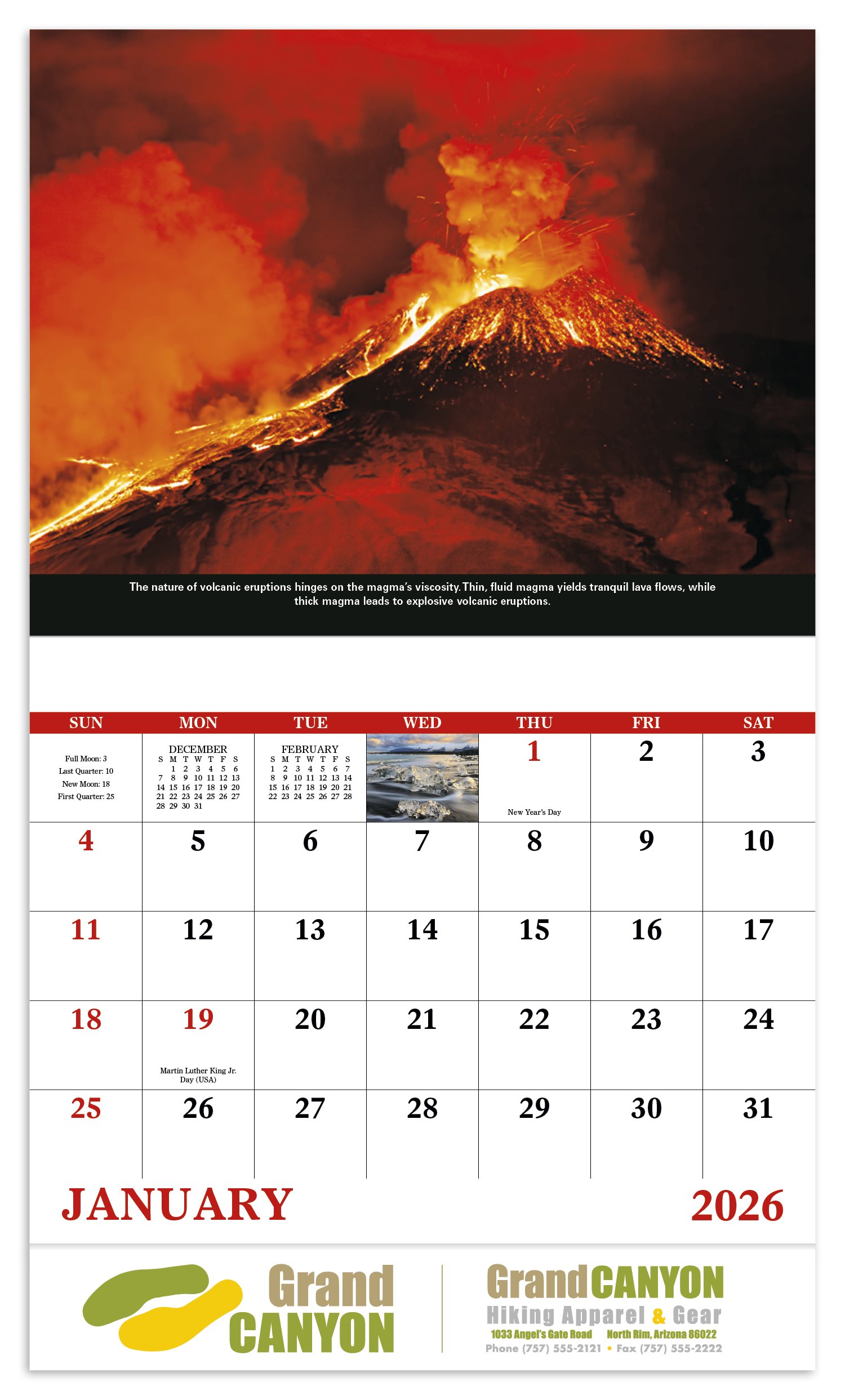Good Value™ The Power of Nature - Stapled Calendar 62