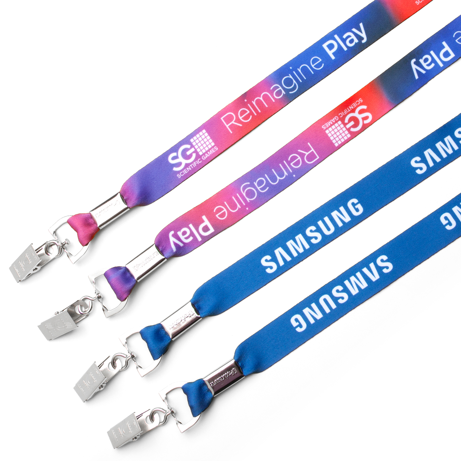3/4" Double Ended Dye Sublimated Lanyard 2