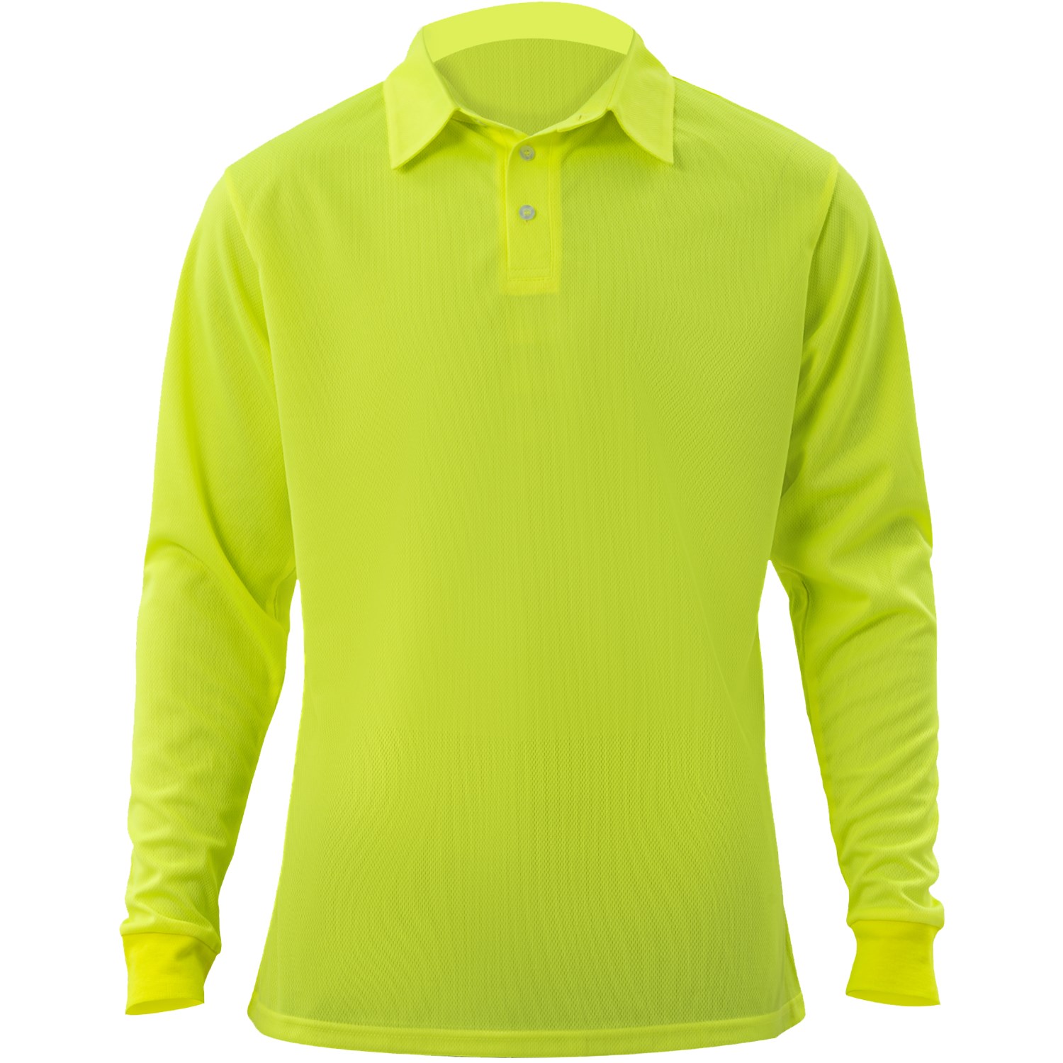 Non-ANSI High Viz Safety Workwear Long Sleeve Polo 2