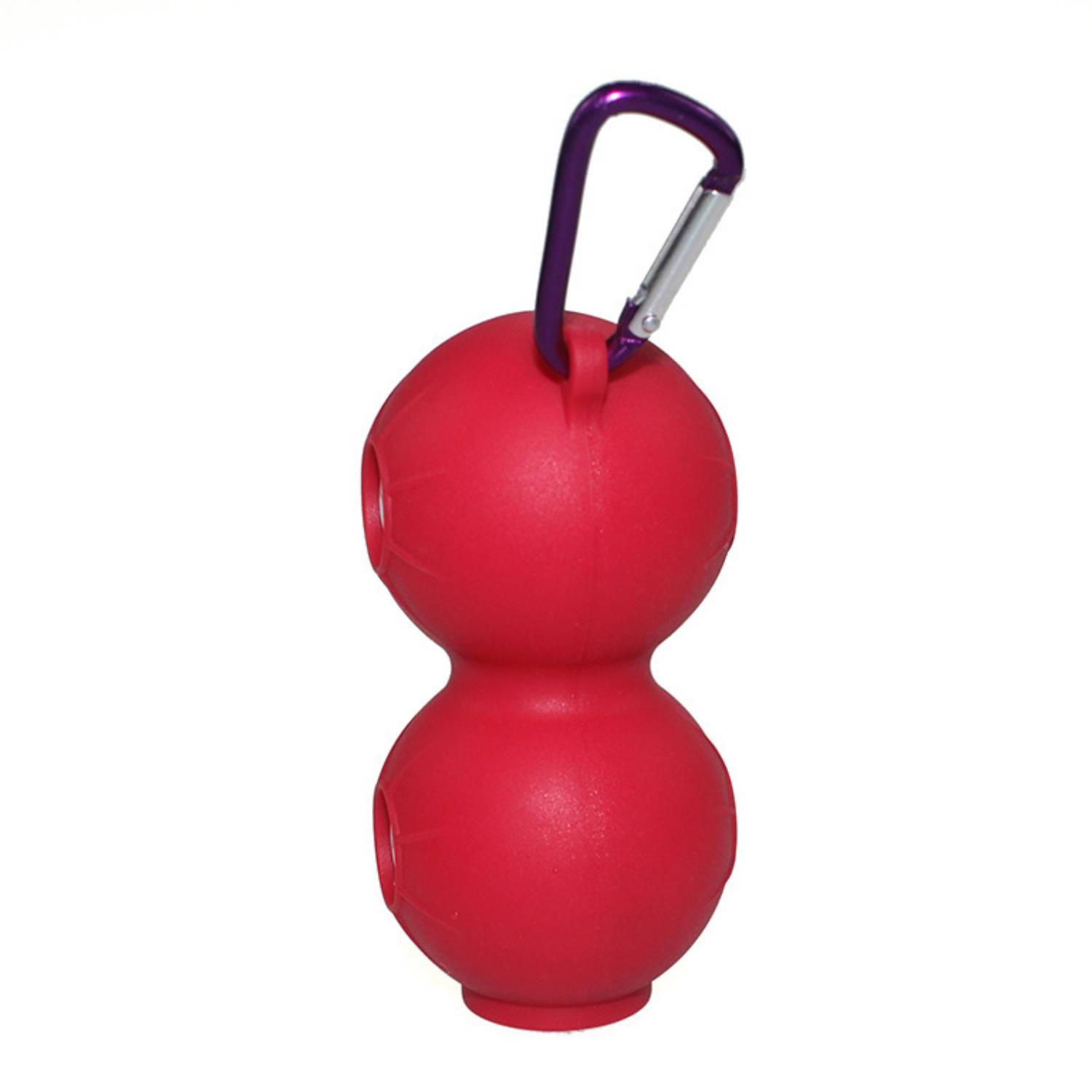 Duo Silicone Golf Ball Holder with Carabiner 9