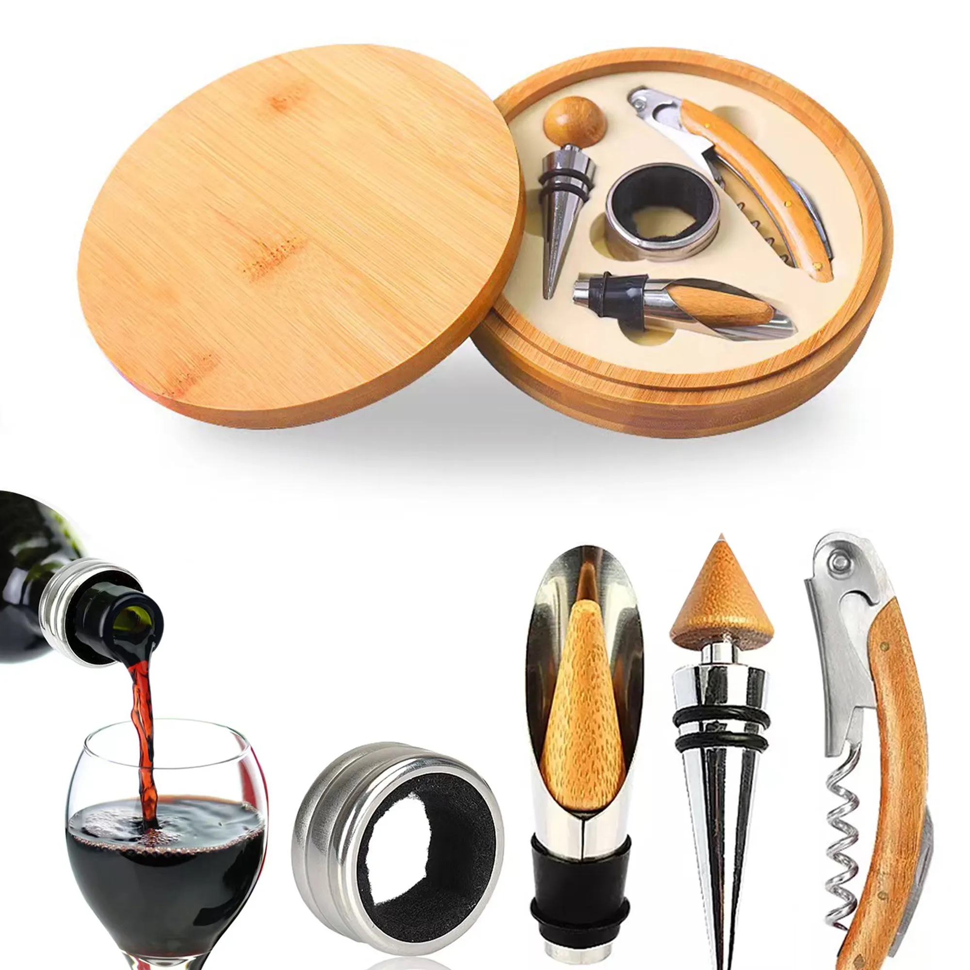 Multifunctional Wine Bottle Opener With Customizable Logo 3