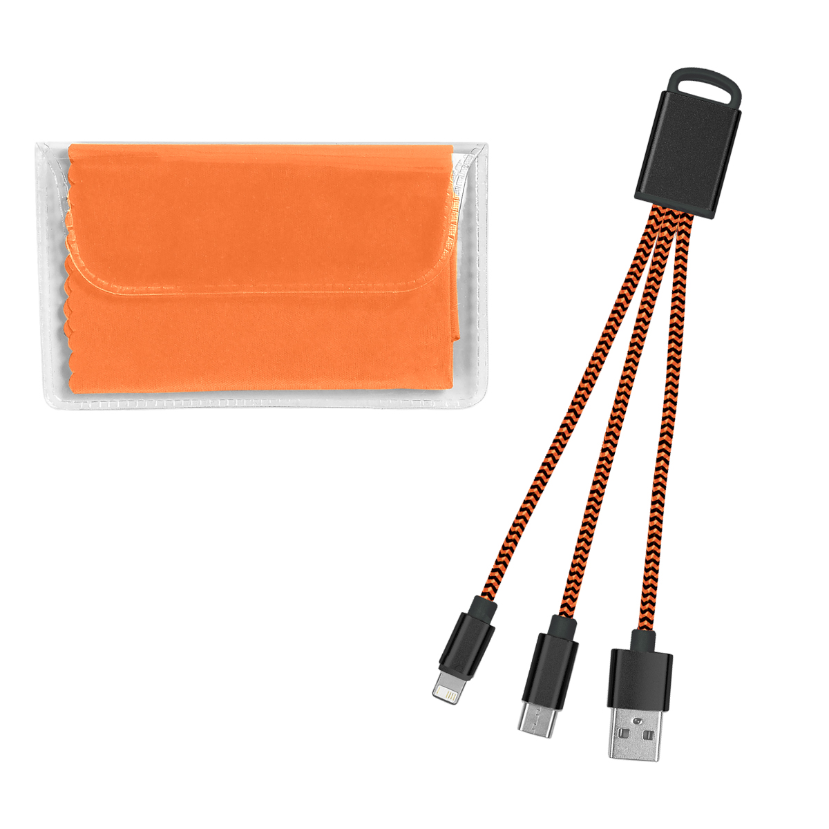 Braided Charging Buddy & Micro Fiber Cloth Set 11