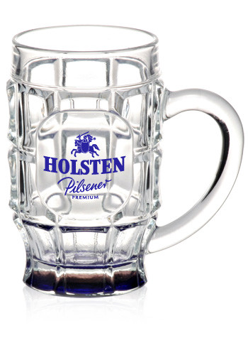 17.75 oz. Dimpled Glass Beer Mugs 15