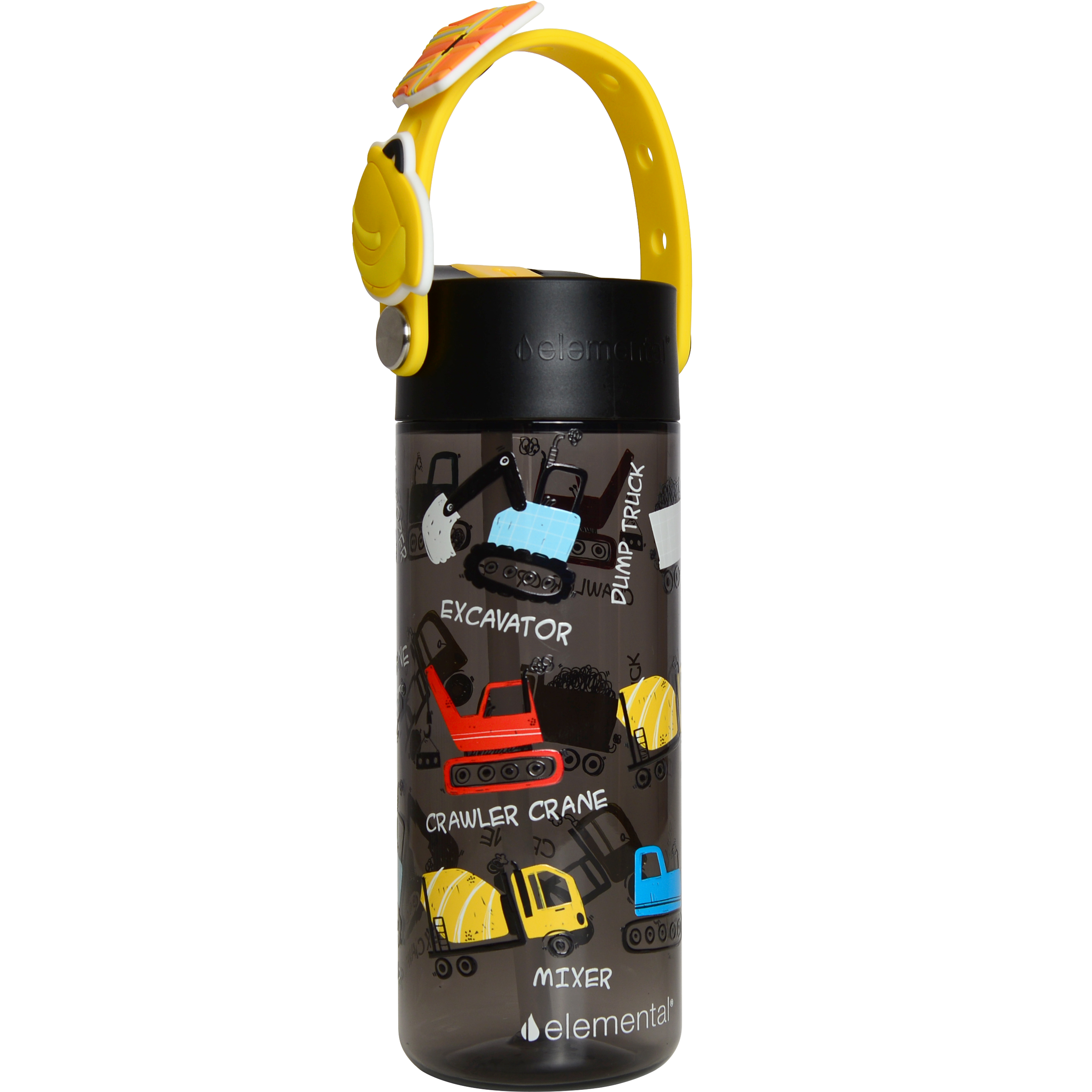 Elemental® Splash Charm 18oz Tritan Water Bottle - with Drinking Spout and Straw 1
