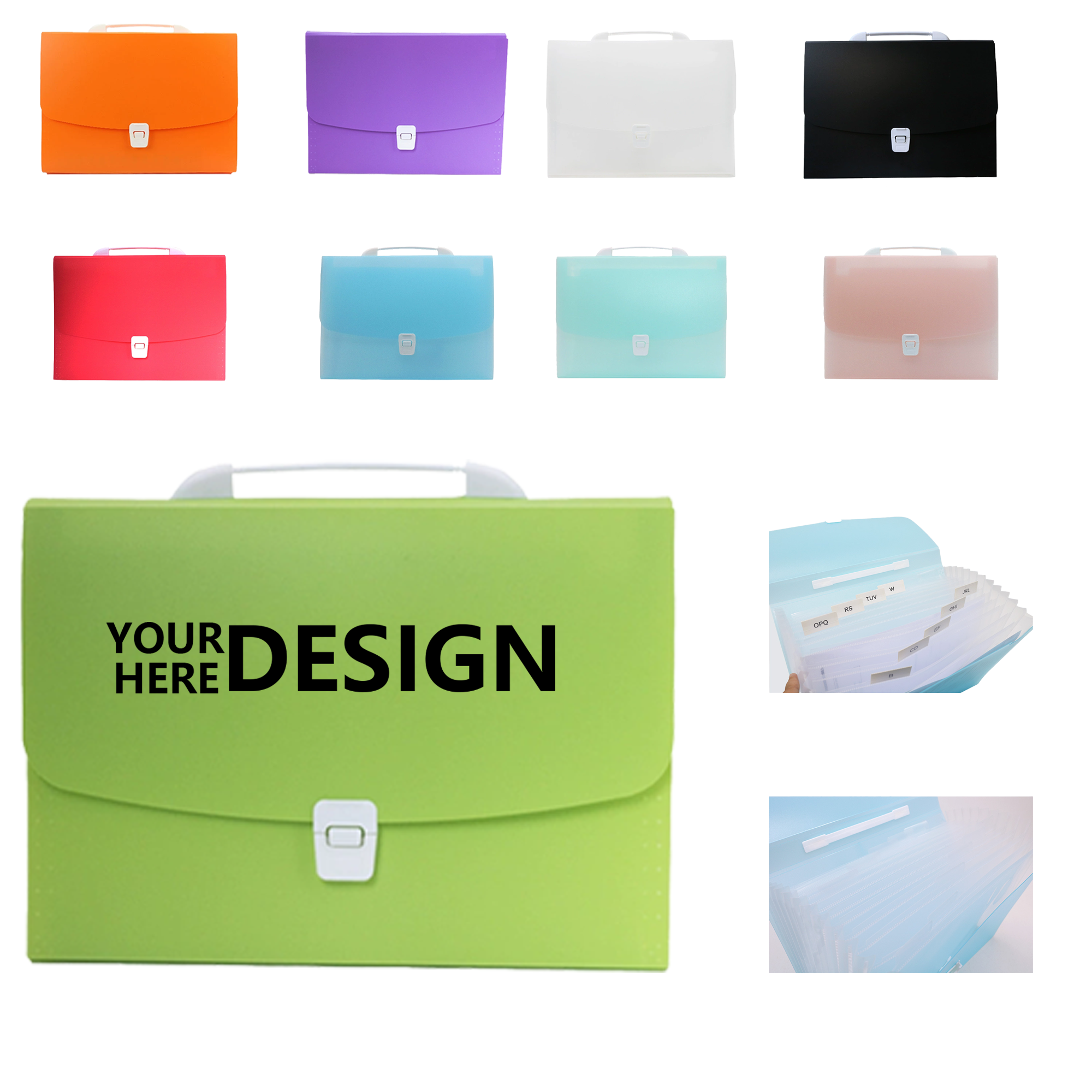 Plastic File Organizer Bag 2
