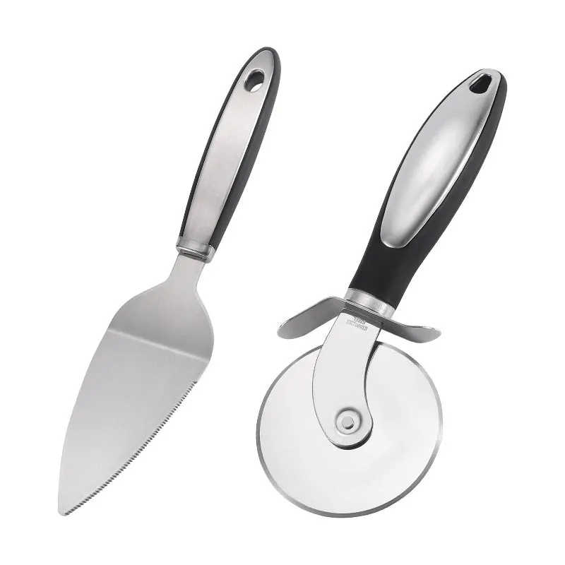 Pizza knife and spatula two-piece set 2